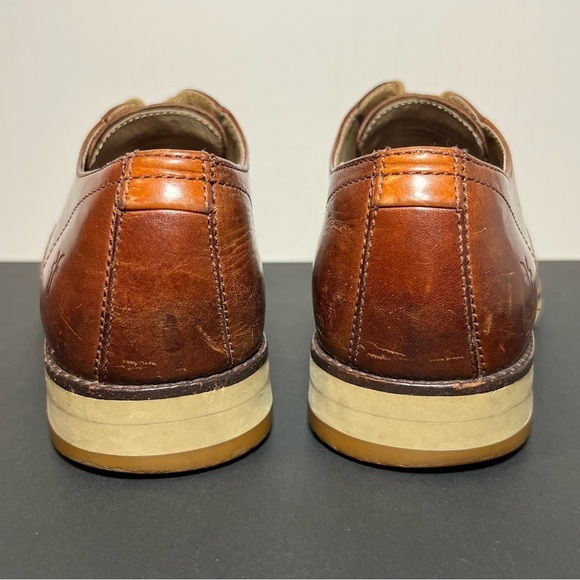 Mens FRYE Grant Brown Leather Casual Dress Oxfords / Size 8.5 main image 5